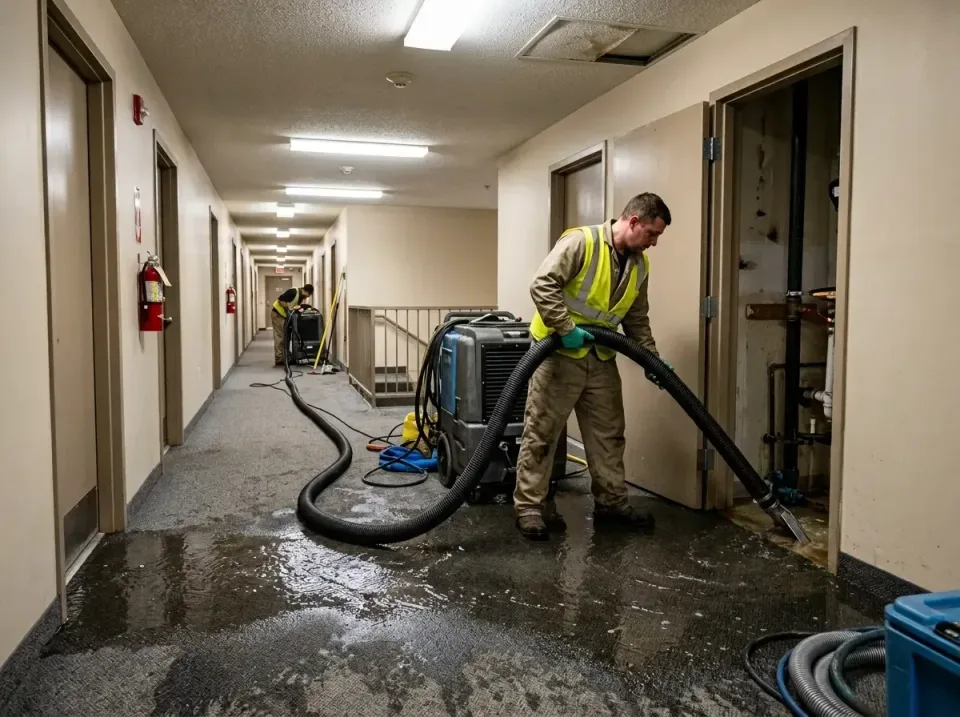 multi-unit-apartment-hallway-f-005 — frequently asked questions, Emergency Burst Pipe Water Extraction & Removal in Greenvil…